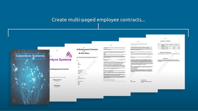 Automated employee contracts